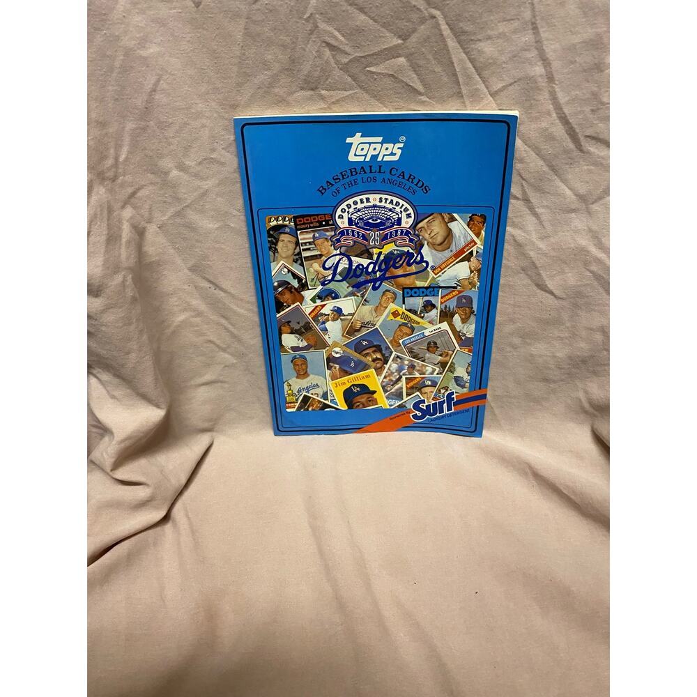 1987 Topps Baseball Cards of the Los Angeles Dodgers Sponsored by Surf Detergent